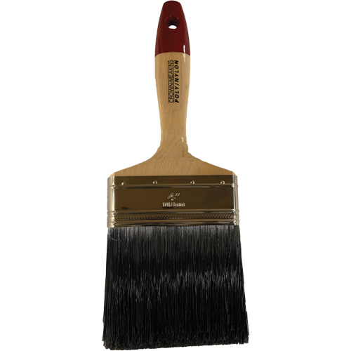 Paint Brush, Poly/Nylon, Wood Handle, 4" Width Pronet Distribution