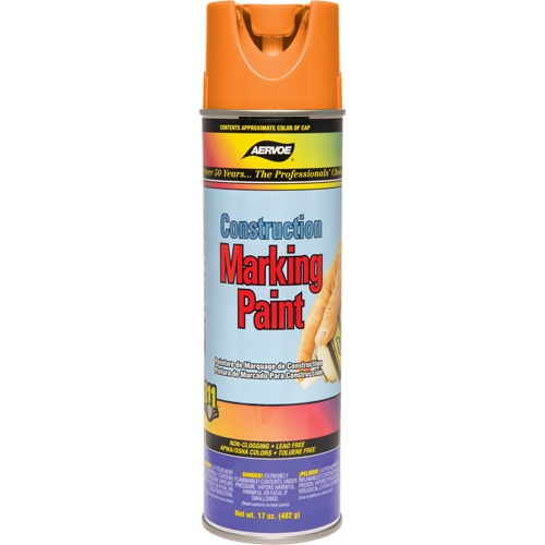 Construction Marking Paint, 17 oz., Aerosol Can Pronet Distribution