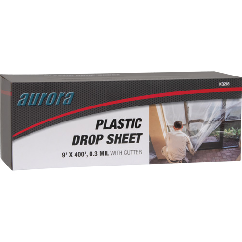 Toile de protection, 400' lo x 9' la, Plastique Pronet Distribution