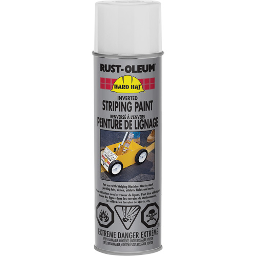 Inverted Marking Paint Spray, White, Aerosol Can Pronet Distribution