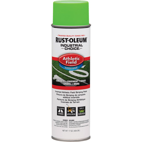 Industrial Choice&reg; AF1600 Athletic Field Striping Paint, Green, Aerosol Can Pronet Distribution