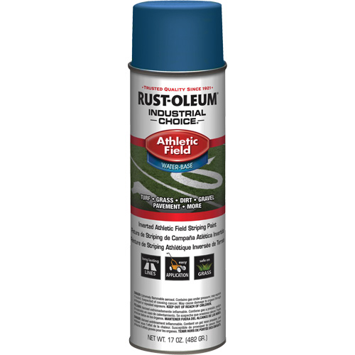 AF1600 Athletic Field Striping Paint, Blue, Aerosol Can Pronet Distribution
