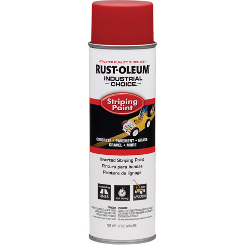 Peinture pour traçage de ligne &agrave; l'envers du syst&egrave;me S1600, Rouge, Canette a&eacute;rosol Pronet Distribution