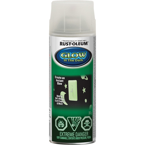 Specialty Glow-in-the-Dark Paint, Aerosol Can, Clear Pronet Distribution