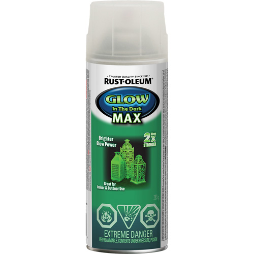 Specialty Glow-in-the-Dark Max Paint, Aerosol Can, Clear Pronet Distribution