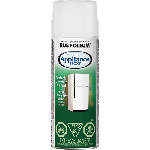 Specialty Appliance Epoxy Coating, Aerosol Can, White Pronet Distribution