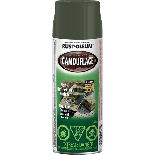 Specialty Camouflage Paint, Aerosol Can, Army Green Pronet Distribution