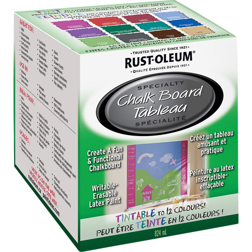Specialty Chalk Board Paint, 824 ml, Kit, Tint Base Pronet Distribution
