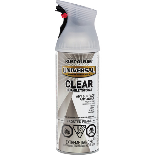 Universal Durable Top Coat, 312 g, Aerosol Can, Frosted Pearl Pronet Distribution