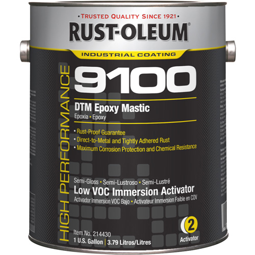 Activateur (250 COV) pour l'immersion du mastic &eacute;poxydique DTM du syst&egrave;me 9100, Gallon Pronet Distribution