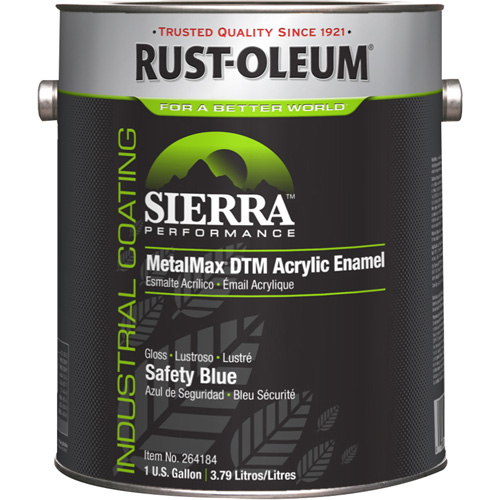 &eacute;mail acrylique DTM Sierra Performance MetalMax Plus, Gallon, Bleu Pronet Distribution