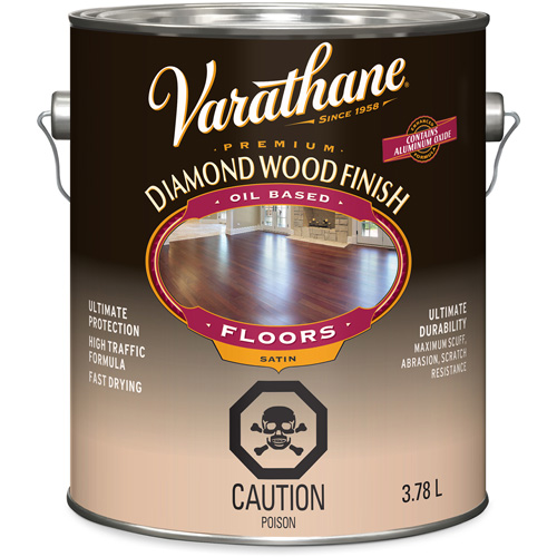 Varathane&reg; Diamond Wood Finish Floors Coating, 3.78 L, Clear, Satin Pronet Distribution