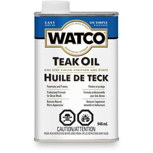 Huile de teck Watco, 946 ml, Transparent, Transparent Pronet Distribution