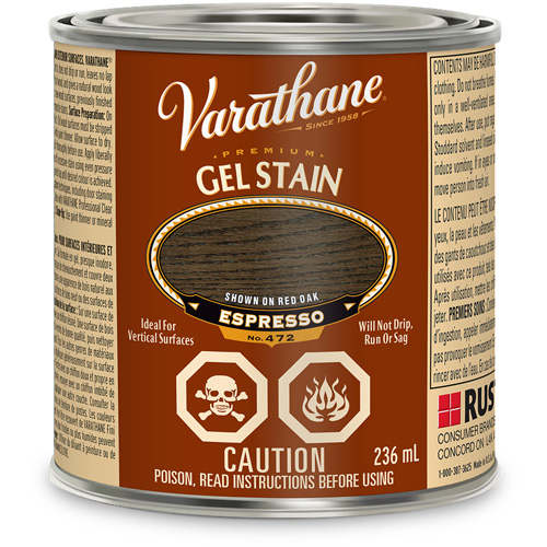 Varathane&reg; Premium Gel Stain, 236 ml, Espresso Pronet Distribution