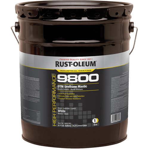 9800 System DTM Urethane Mastic, 5 gal., White, High-Gloss Pronet Distribution