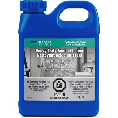 Nettoyant acide puissant Miracle Sealants, Cruche Pronet Distribution