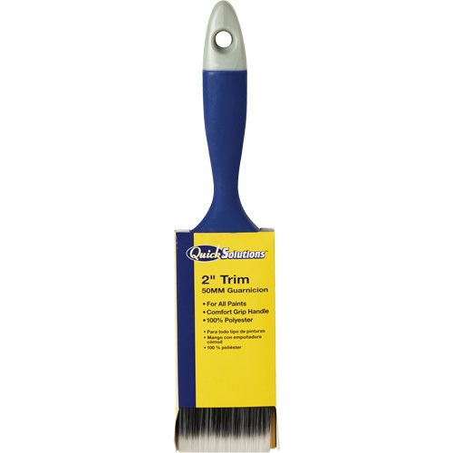 Quick Solutions Trim Brush, Polyester, Plastic Handle, 2" Width Pronet Distribution