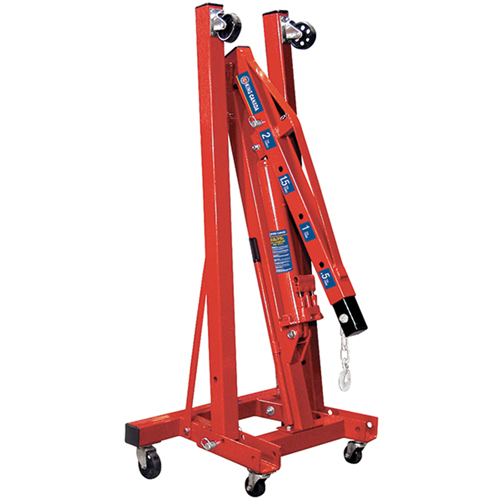 2-Ton Folding Shop Crane, 4000 lbs. (2 tons) Capacity Pronet Distribution