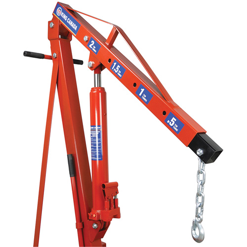 2-Ton Folding Shop Crane, 4000 lbs. (2 tons) Capacity Pronet Distribution