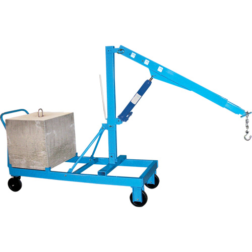 Potences de levage - Fl&egrave;che inverse, Lev&eacute;e 8', 1000 lb (0,5 tonne), 57" bras, 78" ha Pronet Distribution