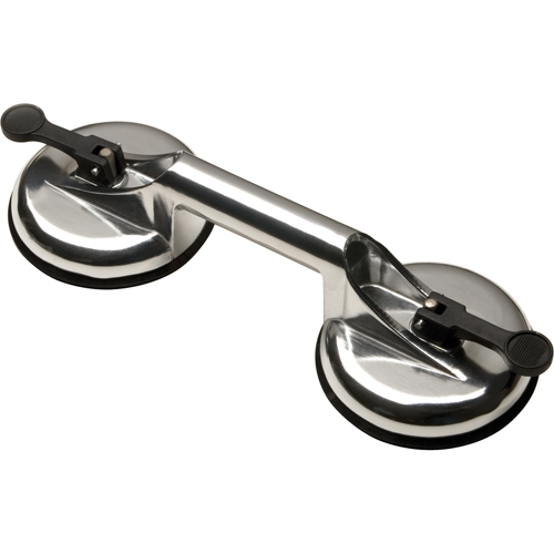 Ventouses de levage manuel - Ventouses doubles, 66 lb Capacit&eacute;, 4-5/8", Levier, 13" Longueur de la manche Pronet Distribution