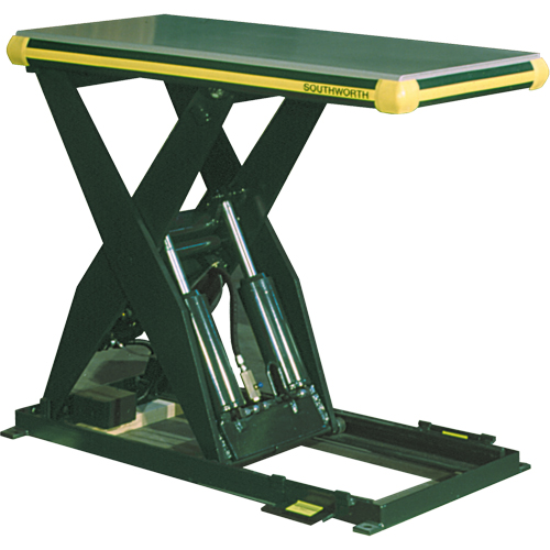 Table &eacute;l&eacute;vatrice hydraulique &agrave; ciseaux Backsaver, Acier, 48" lo x 48" la, Capacit&eacute; 4000 lb Pronet Distribution