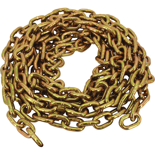Grade 70 Imported Transport Chain, Carbon Steel, 5/16" x 275' (83.8 m) L, Grade 70, 4700 lbs. (2.35 tons) Load Capacity Pronet Distribution