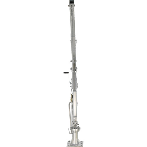 Winch Operated Truck Jib Crane, 1000 lbs. (0.5 tons) Capacity, 97" Max. Clearance Pronet Distribution