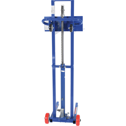 Gerbeur hydraulique &agrave; plateforme, M&eacute;canisme Pompe au pied, Capacit&eacute; de 400 lb, Levage max de 51-1/8" Pronet Distribution