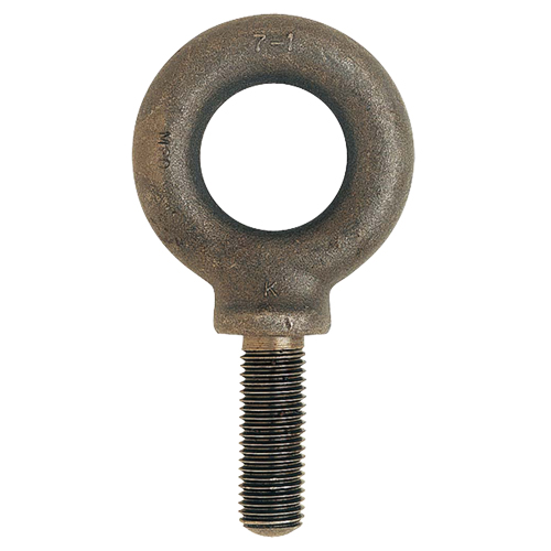 Eye Bolt, 54 mm Dia., 38 mm L, Uncoated Natural Finish, 2266 lbs. (1.133 tons) Capacity Pronet Distribution
