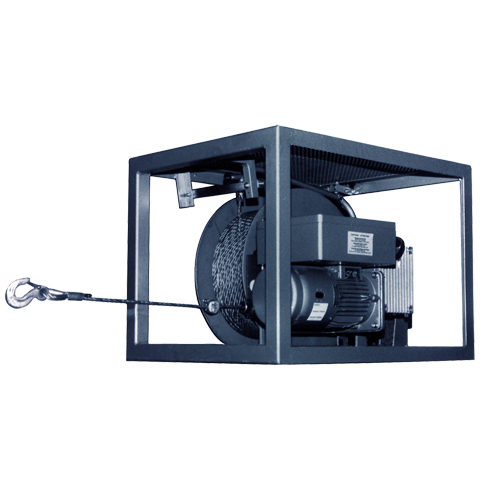 Palan &eacute;lectrique &agrave; c&acirc;ble d'acier avec enrouleur Gripwinch Pronet Distribution
