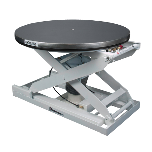 Positionneur pour palette &agrave; nivellement automatique EZ Loader E - plateforme en acier inoxydable, 43" lo x 43" la, Capacit&eacute; 4000 lb Pronet Distribution