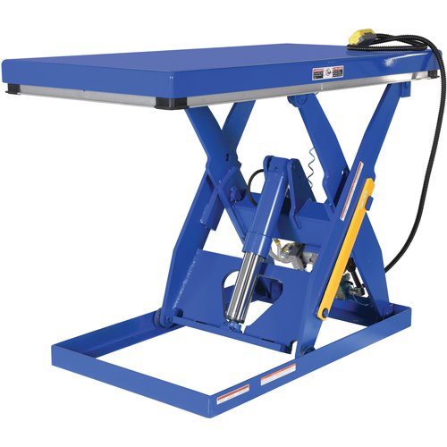 Hydraulic Scissor Lift Table, Steel, 60" L x 30" W, 3000 lbs. Cap. Pronet Distribution