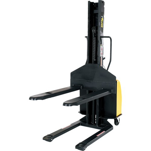 Gerbeur motoris&eacute; avec m&acirc;t &eacute;troit, Fonctionnement &eacute;lectrique, Capacit&eacute; 1500 lb, Lev&eacute;e max 63" Pronet Distribution