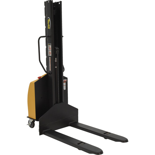 Gerbeur motoris&eacute; avec m&acirc;t &eacute;troit, Fonctionnement &eacute;lectrique, Capacit&eacute; 1000 lb, Lev&eacute;e max 63" Pronet Distribution