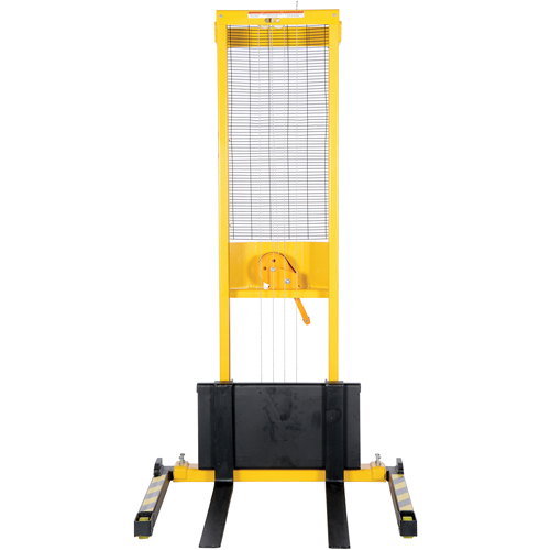 Gerbeur manuel, Fonctionnement Treuil manuel, Capacit&eacute; 770 lb, Lev&eacute;e max 60" Pronet Distribution
