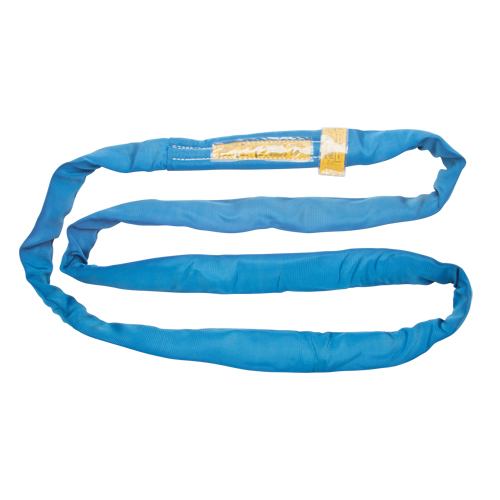 Polyester Round Sling, Blue, 4" W x 12' L, 23000 lbs. Vertical Load Pronet Distribution