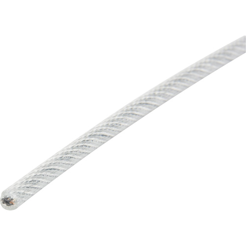 Wire Rope, 1000' (304.8 m) x 1/4", 7000 lbs. (3.5 tons), Galvanized Pronet Distribution