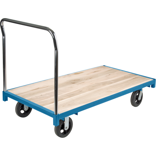 Heavy-Duty Platform Truck, 60" L x 30" W, 2000 lbs. Capacity, Rubber Casters Pronet Distribution