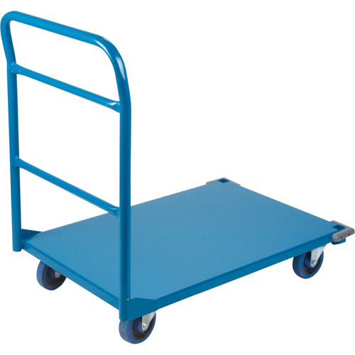 Chariots &agrave; tablettes/plateforme, Acier, 24" la x 36" p x 40" h, Capacit&eacute; de la plateforme 1300 lb Pronet Distribution
