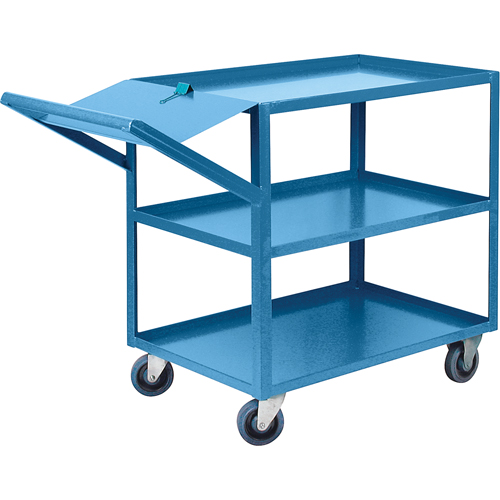Chariots &agrave; cueillette, 36" h x 24" la x 52" p, 3 Tablettes, Capacit&eacute; 1200 lb Pronet Distribution
