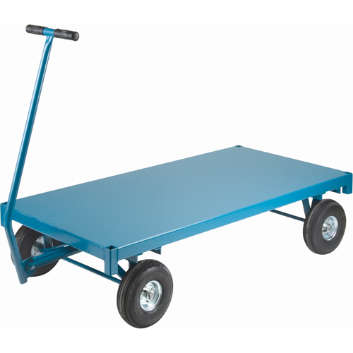 Platform Trucks - Ergonomic Platform Wagon Trucks, 30" W x 60" L, 1000 lbs. Capacity Pronet Distribution