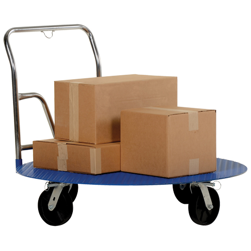 Chariot &agrave; plateforme ergonomique Pronet Distribution