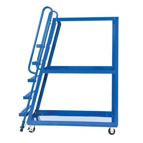 Stock Picking Cart, Steel, 21-7/8" W x 56-1/8" D, 3 Shelves, 1000 lbs. Capacity Pronet Distribution