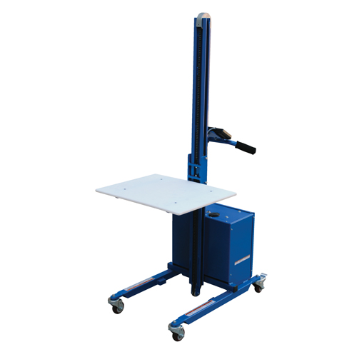 Quick Lift Platform Stacker, Electric Operated, 175 lbs. Capacity, 57" Max Lift Pronet Distribution