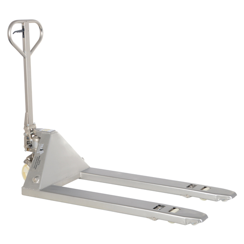 Pallet Truck, Stainless Steel, 48" L x 27" W, 5500 lbs. Capacity Pronet Distribution