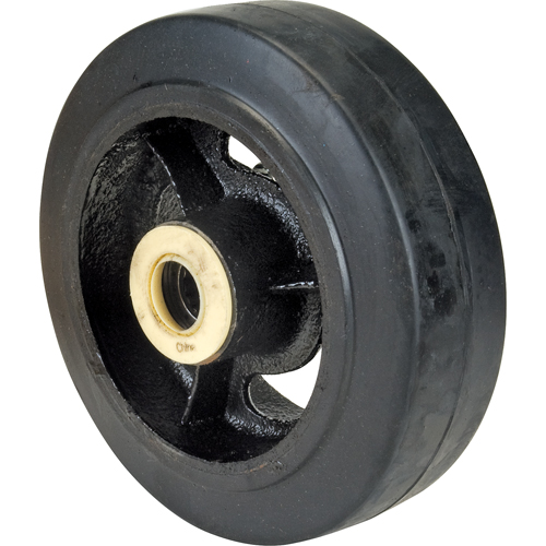 Rubber Wheels, 6" (152 mm) Dia. x 2" (51 mm) W, 550 lbs. (249 kg.) Capacity Pronet Distribution