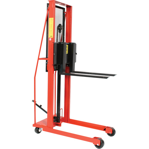 Gerbeur hydraulique pour chariot &eacute;l&eacute;vateur, Fonctionnement Pompe au pied, Capacit&eacute; 1000 lb, Lev&eacute;e max 64" Pronet Distribution
