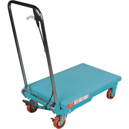 Heavy-Duty Hydraulic Scissor Lift Table, 27-1/2" L x 17-3/4" W, Steel, 330 lbs. Capacity Pronet Distribution