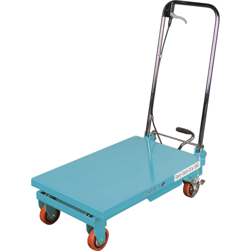 Heavy-Duty Hydraulic Scissor Lift Table, 27-1/2" L x 17-3/4" W, Steel, 330 lbs. Capacity Pronet Distribution